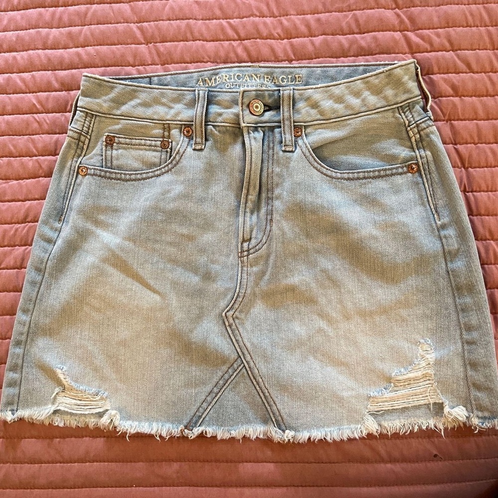 American eagle denim skirt